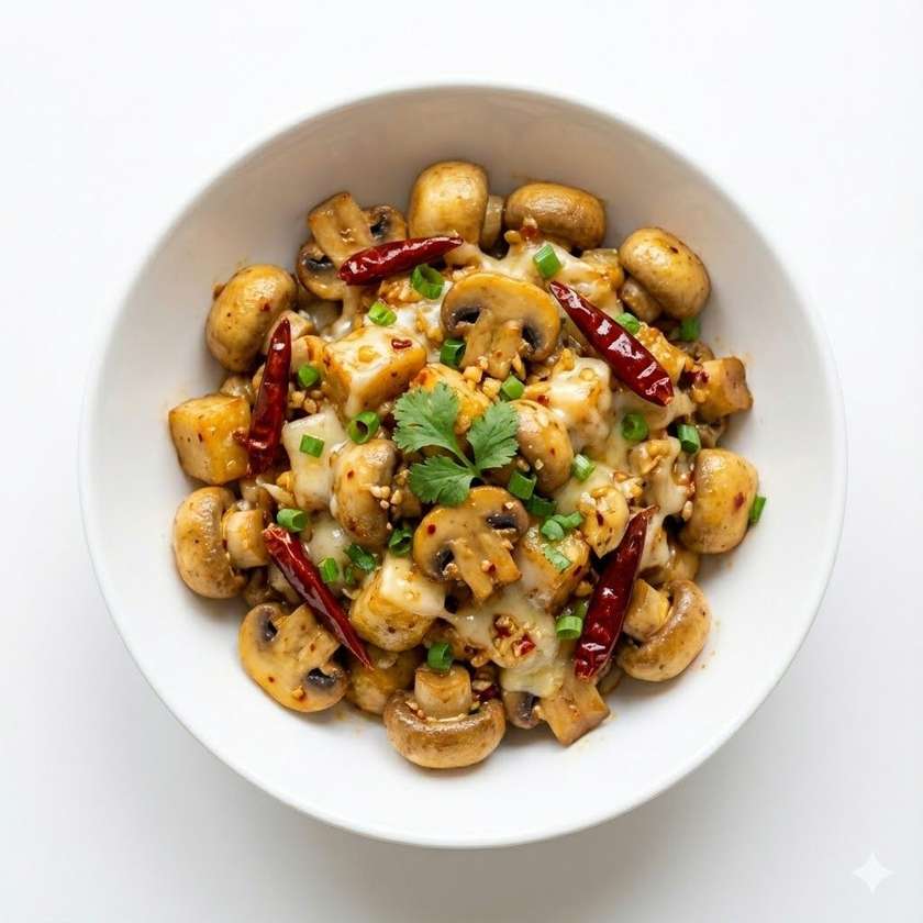 Cheese Mushroom Sizzler