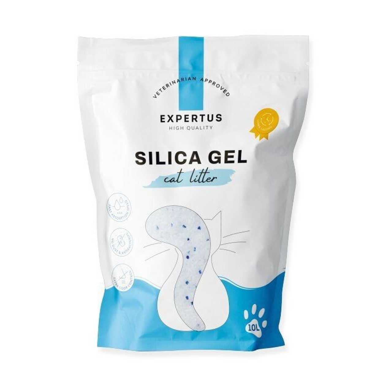 Silica Gel – silikona smiltis kaķiem, 10 l  -  [11758]