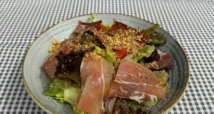 Grapefruit and Jamon Salad