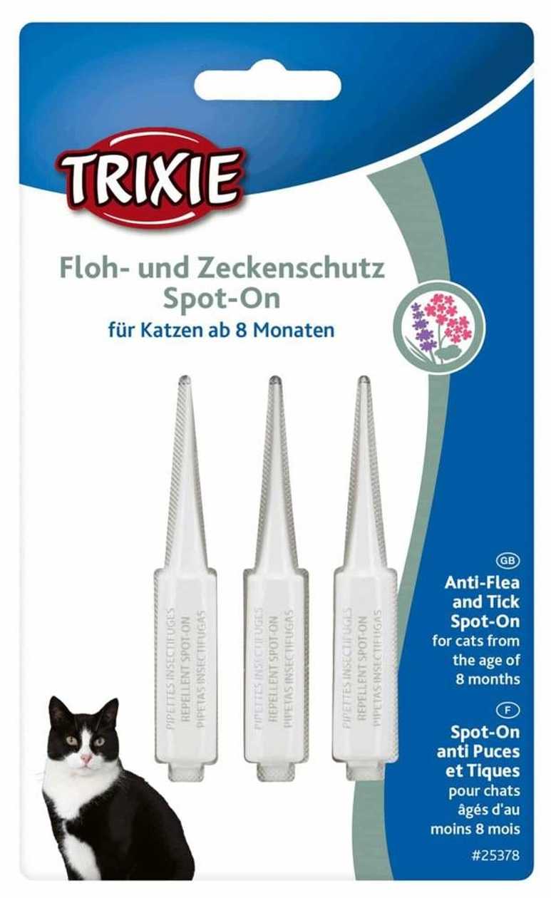 Trixie Bio pilieni pret parazītiem kaķiem SpotOn flea and tick protection for cats , 3 × 1 ml  -  [53787]
