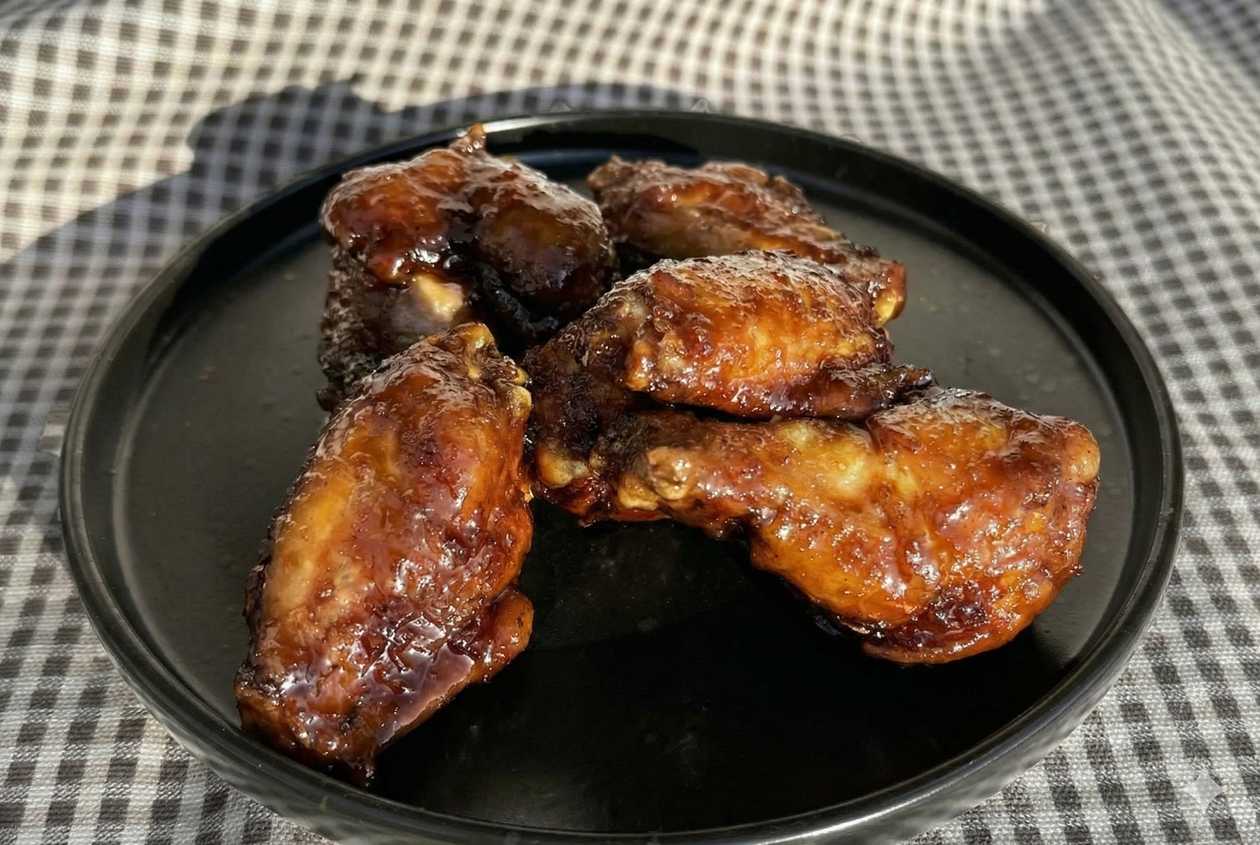 Chicken Wings in Honey-Caramel Sauce