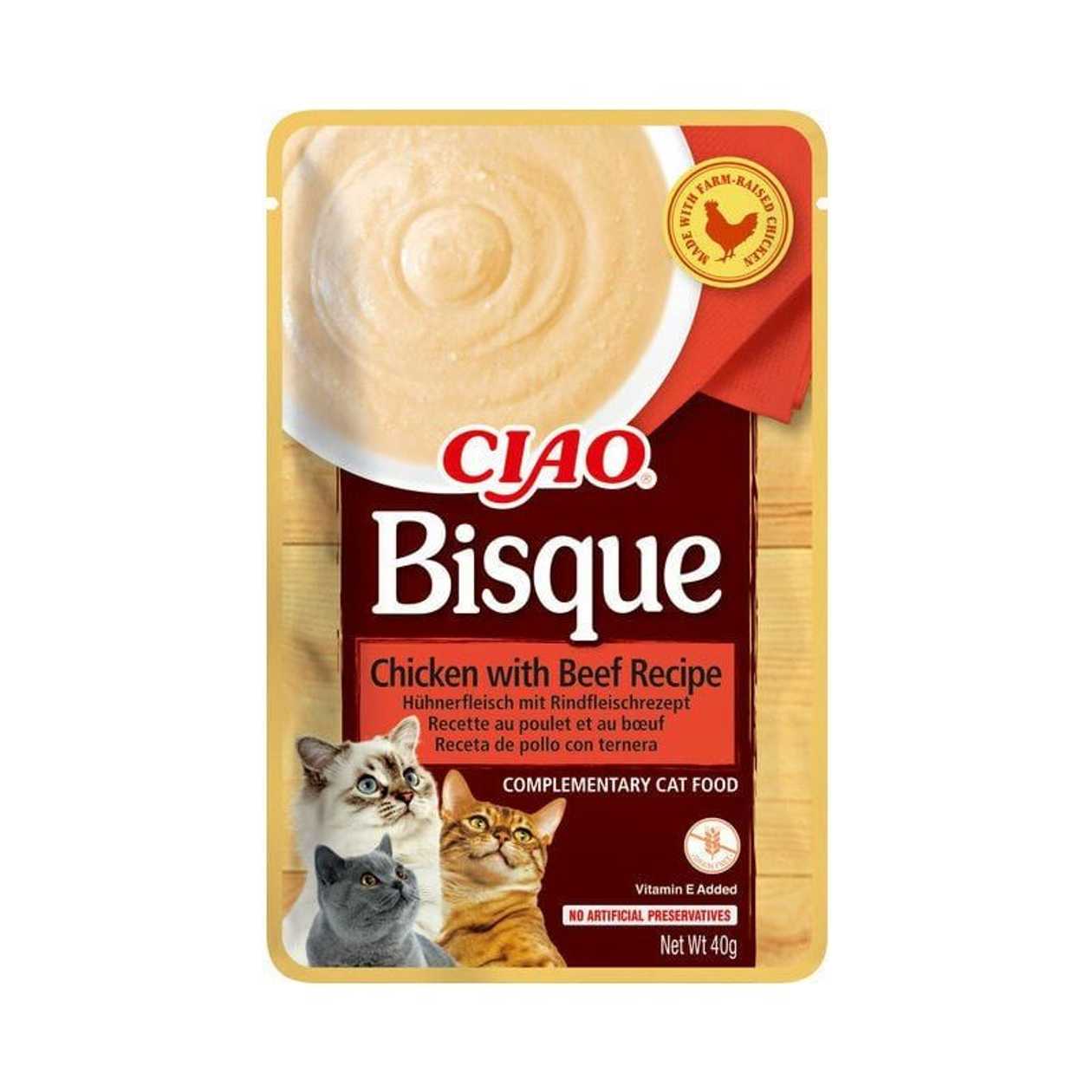 Churu Cat Ciao Bisque vista un liellops, 40 g  -  [38547]
