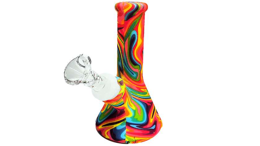 Bongo silikonowe w formie bonga małe