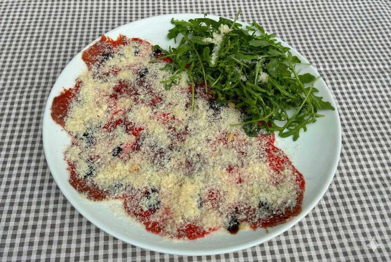 Veal carpaccio