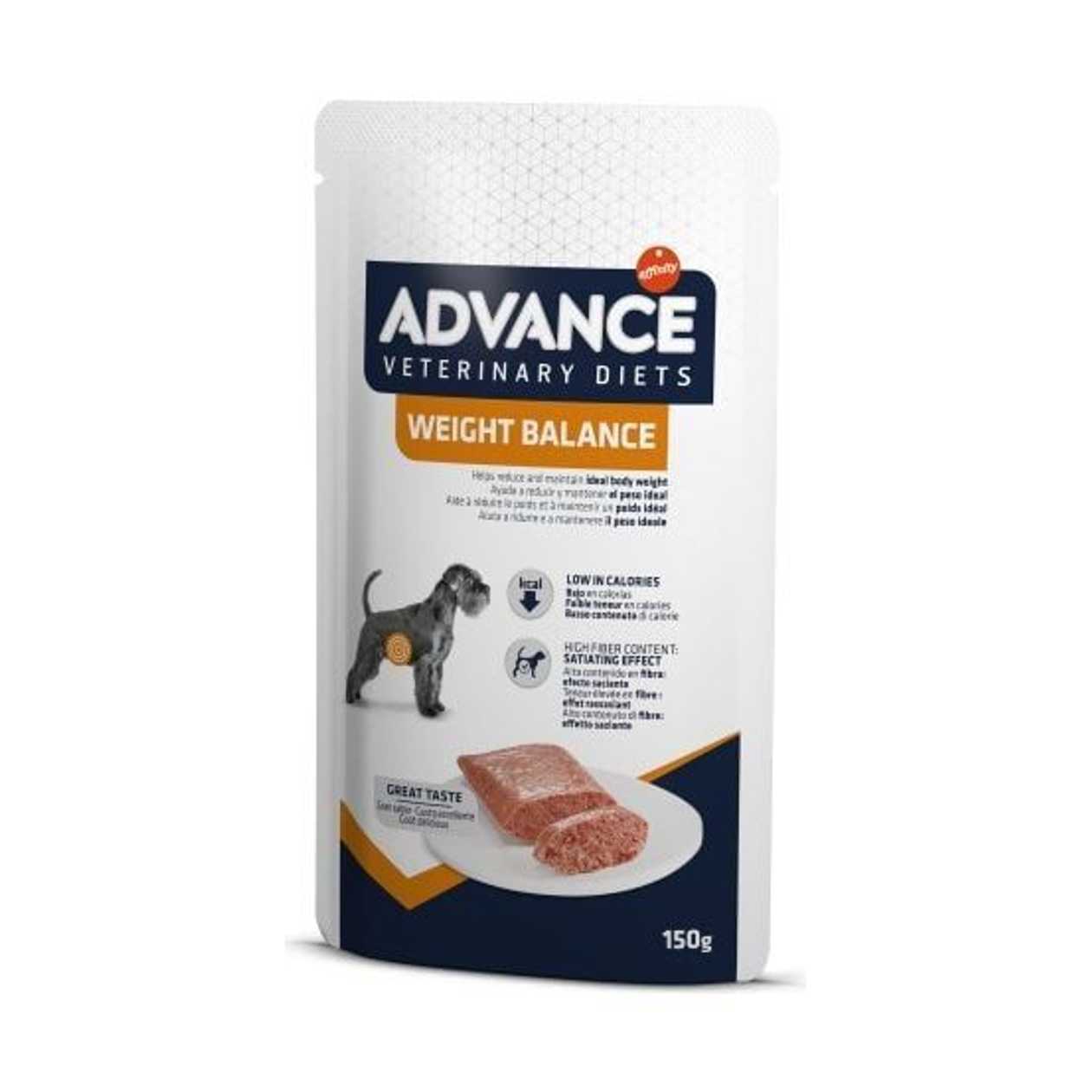 Advance Veterinary Diets Dog Weight Balance 150 gr - Pilnvertīga Diētiskā Barība, Konservi Suņiem Ar Aptaukošanās/ Lieka Svara Problēmam  -  [58201]