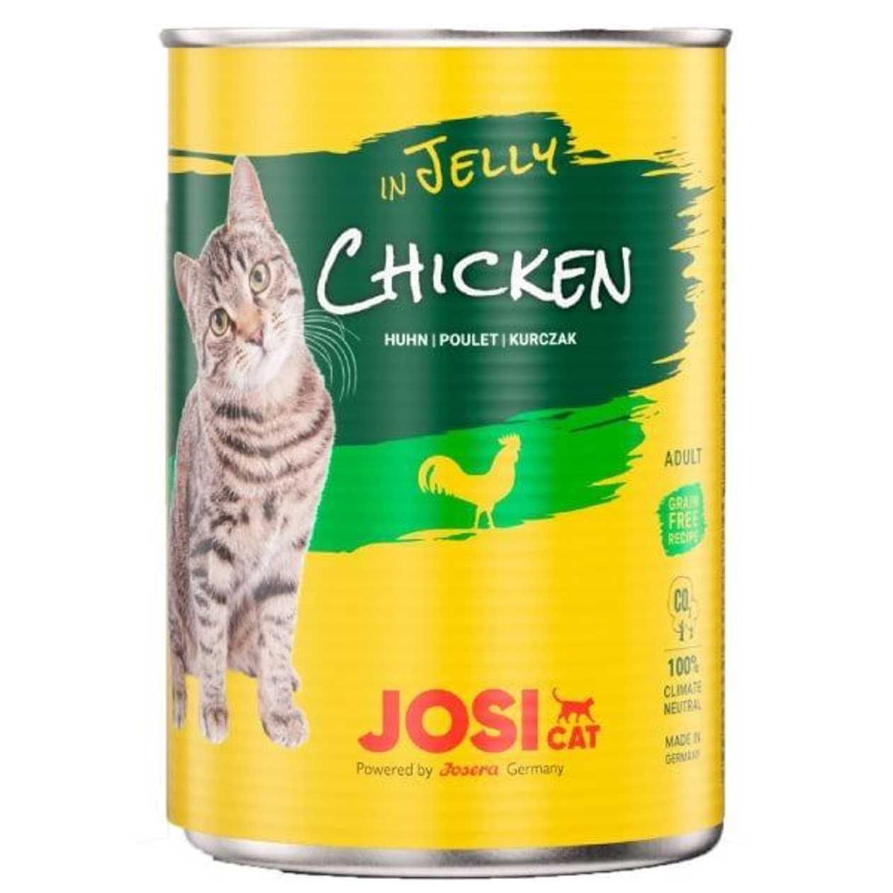 Josera JOSICAT konservi kaķiem Vistas gaļa želejā, 400 g  -  [74099]