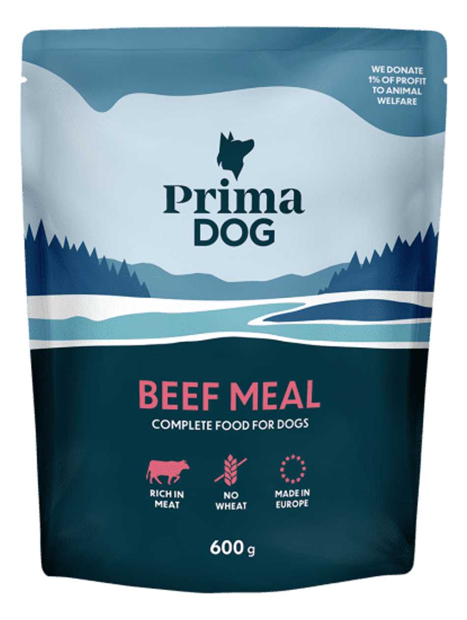 PrimaDog Beef Meal konservi suņiem ar liellopu gaļu, 600 g  -  [63934]