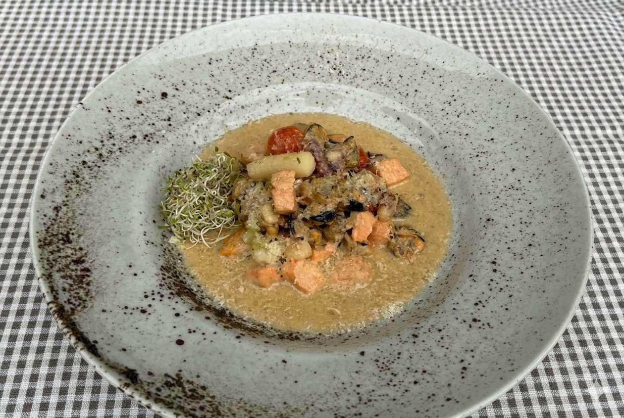 Seafood saute