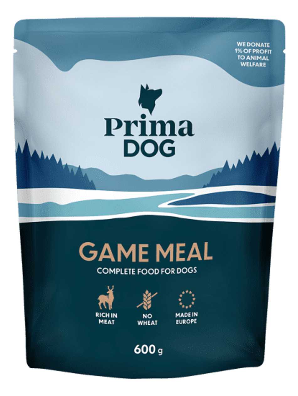 PrimaDog Game Meal konservi suņiem ar meža dzīvnieku gaļu, 600 g  -  [98029]