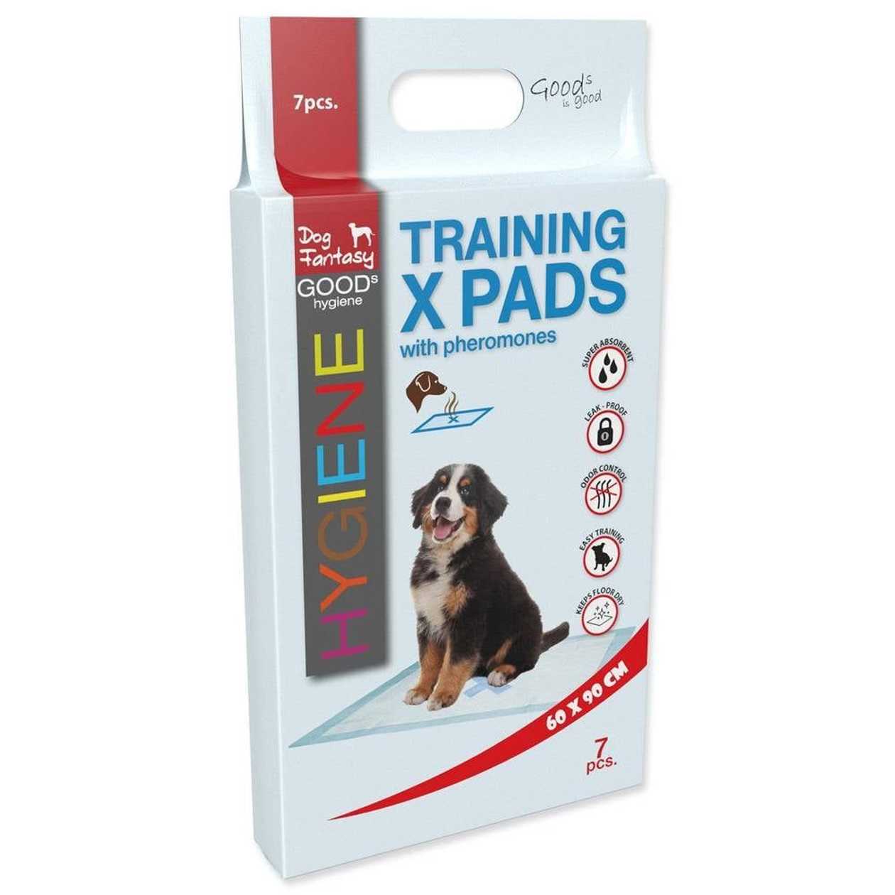 Plaček Absorbējošie paladziņi - Dog Fantasy X pets pads 60*90 (54*82cm) 7gab  -  [41230]