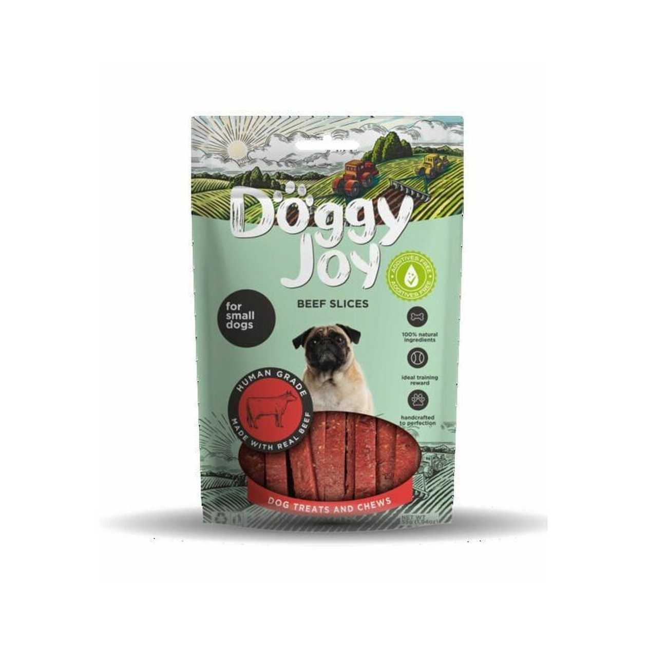 Doggy Joy liellopu sloksnītes maziem suņiem 55 g  -  [50041]