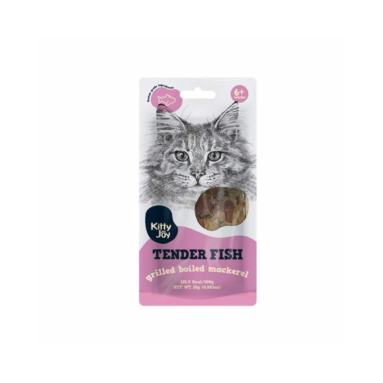Kitty Joy maiga zivs grilēta varītā skumbrija 25 g  -  [51277]
