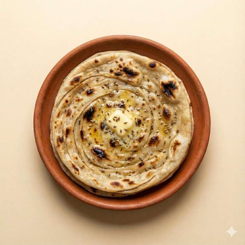 Ajwaini Laccha Paratha