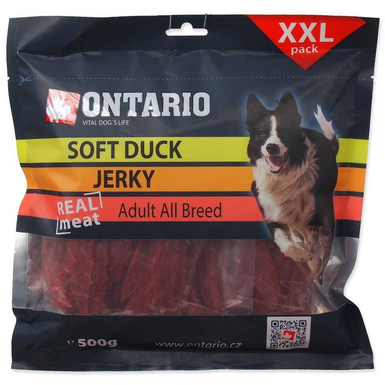 Ontario Gardums suņiem Soft Duck Jerky, 500 g  -  [67908]