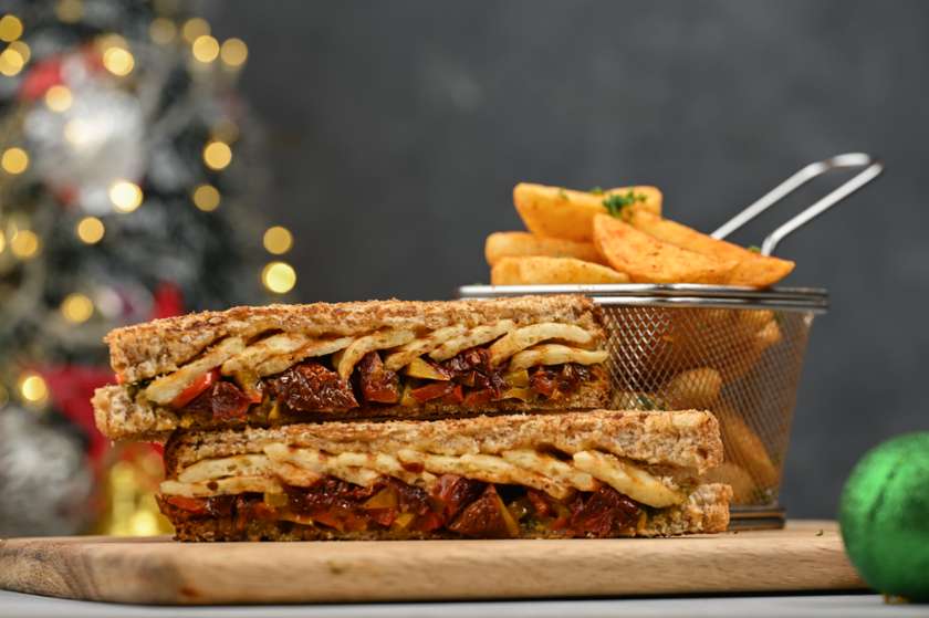 Halloumi & Sundried Tomato Sandwich