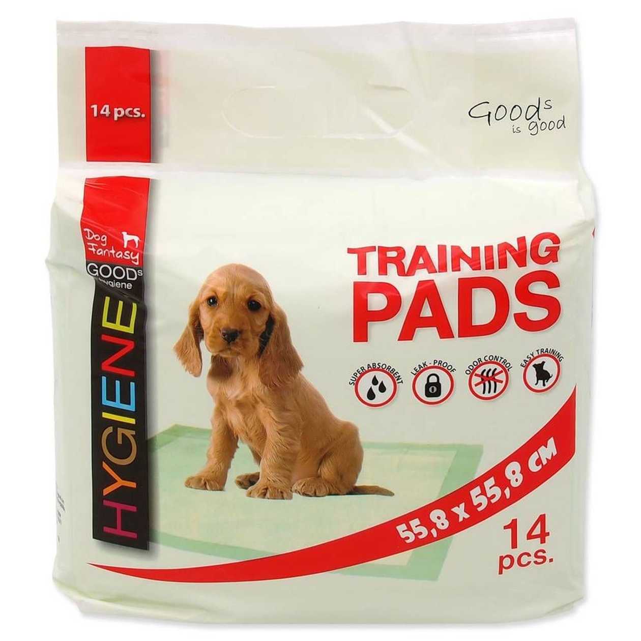 Plaček Absorbējošie paladziņi Dog Fantasy Training Pads, 55.8 x 55.8 cm 14gb  -  [83656]