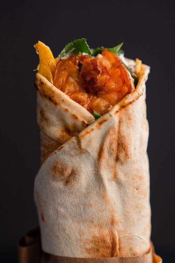 Шаурма "Креветка-манго"