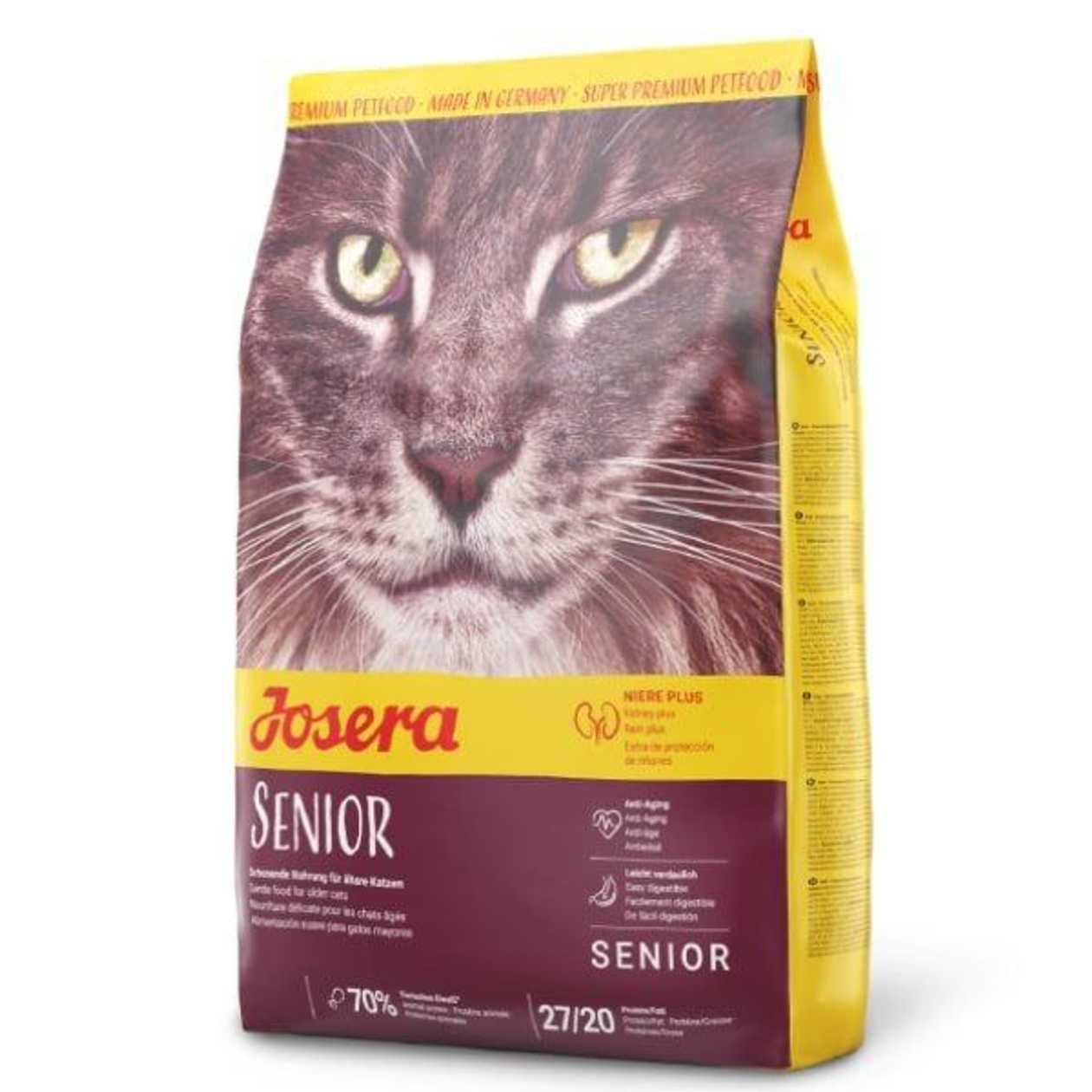 Josera Senior Cat sausā barība vecākiem kaķiem, nieru darbības atbalstam, 2 kg  -  [57832]