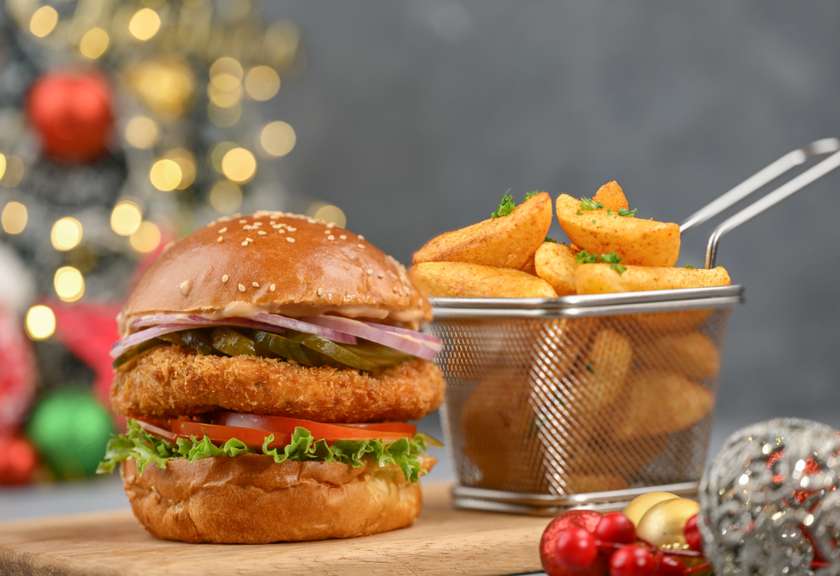 Zesty Crispy Chicken Burger