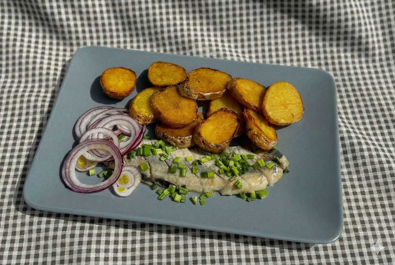 Herring with potatoes