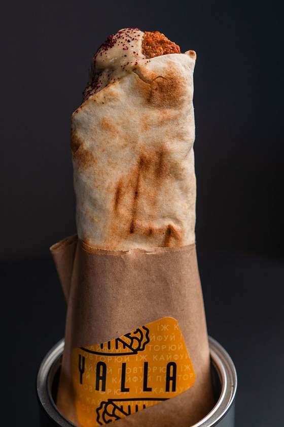 Вегетаріанська з фалафелем