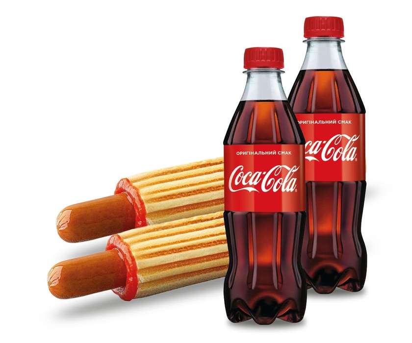 Комбо 2Хот-догКлас сос(св.б)+2Кола0,5(141574)