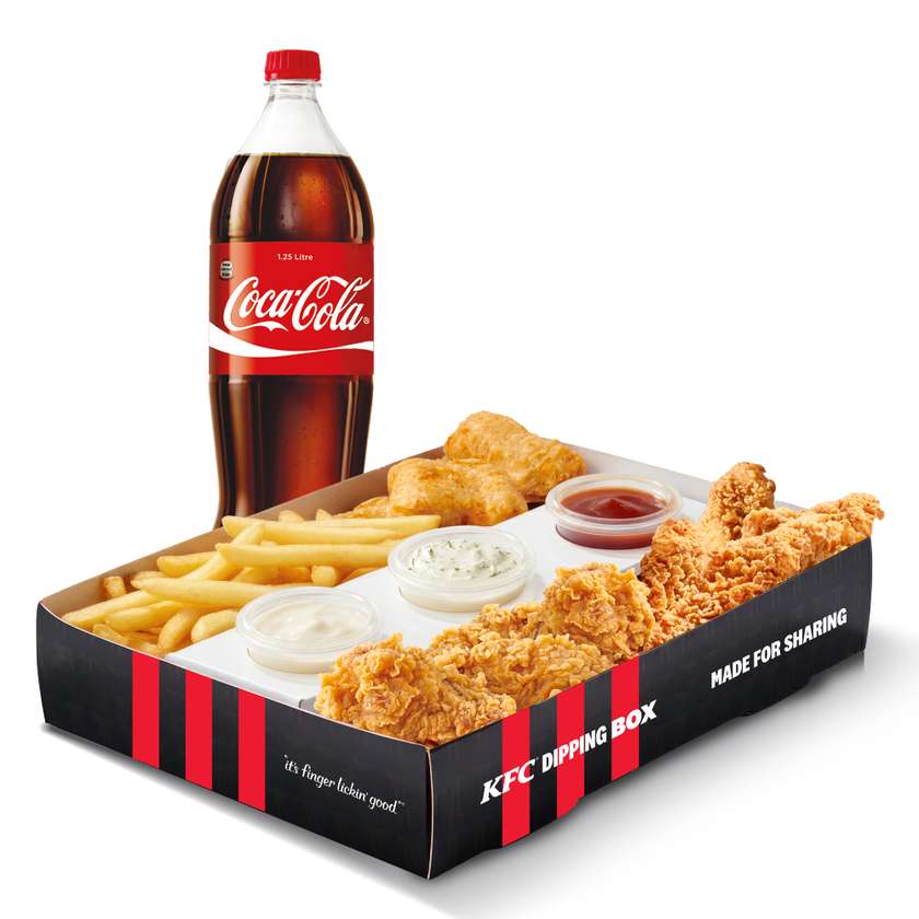 Dipping Box With 1.25lt Soda