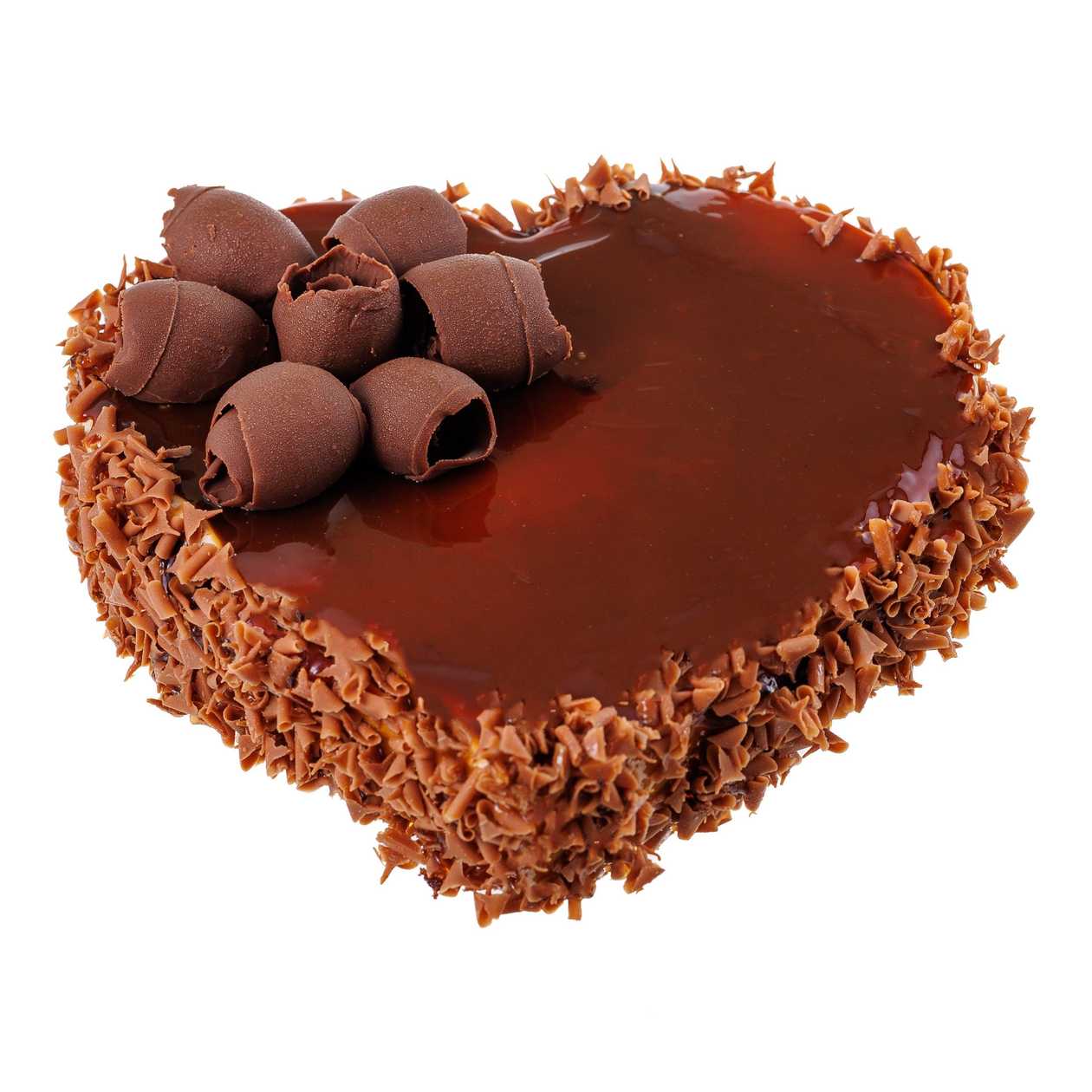 Caramel Heart Cake
