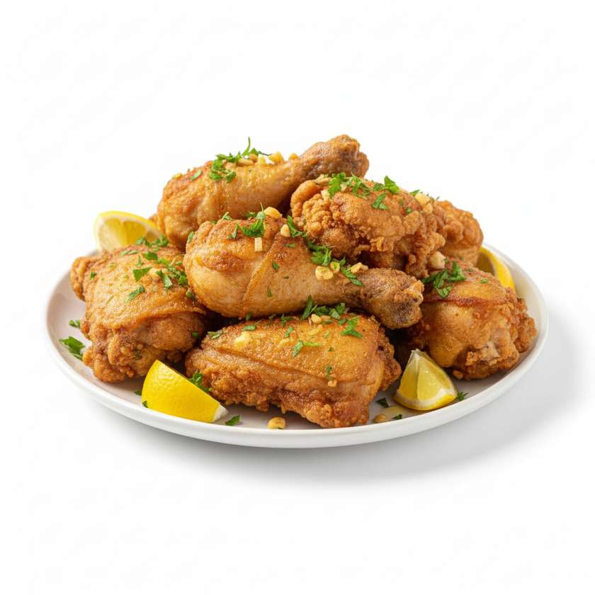 Brazilian style fried chicken "Frango a passarinho"