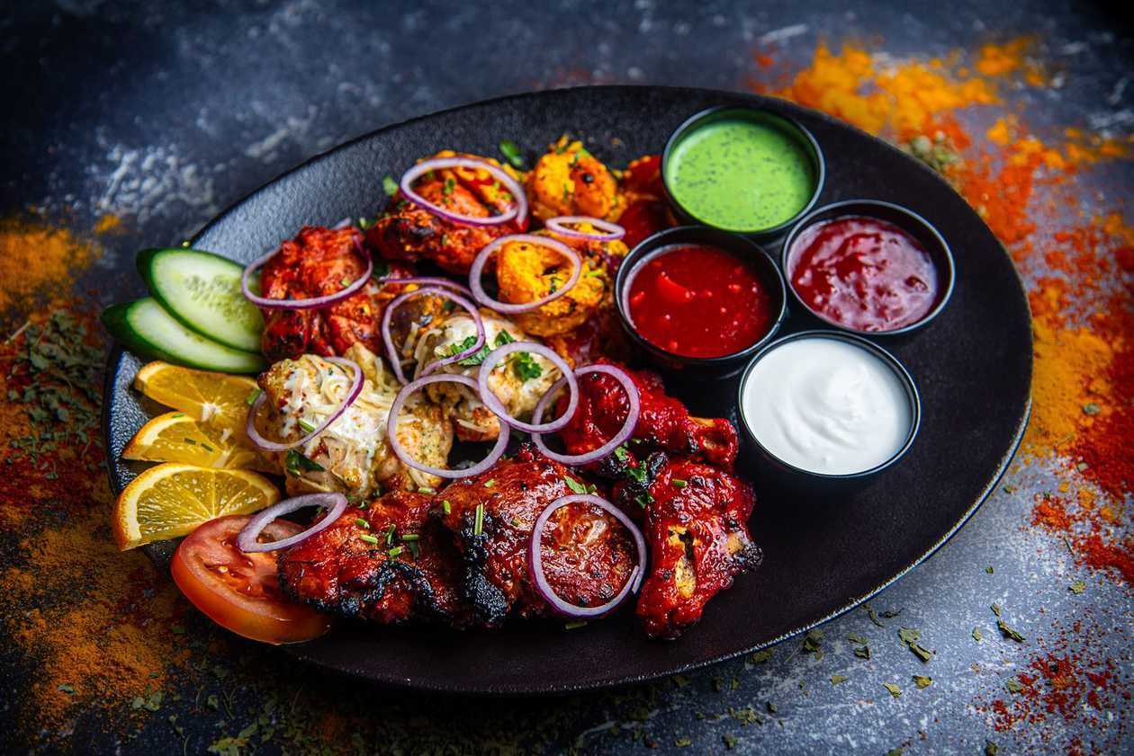 Wokstop Tandoori plaat