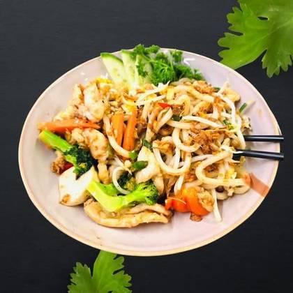 Udon z kurczakiem