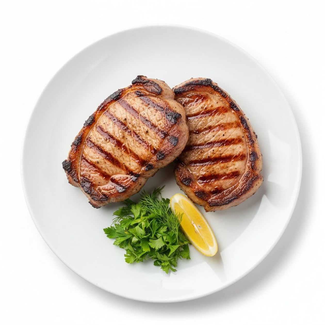 Ceafa de porc la gratar