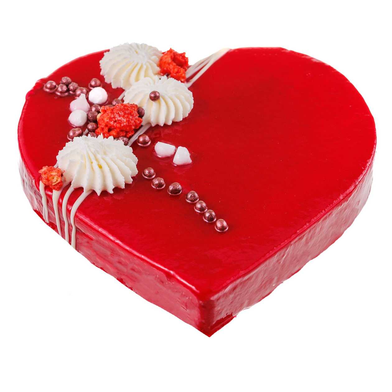 Forest Fruit Heart Cake