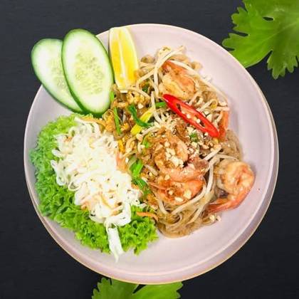 Pad thai z krewetkami