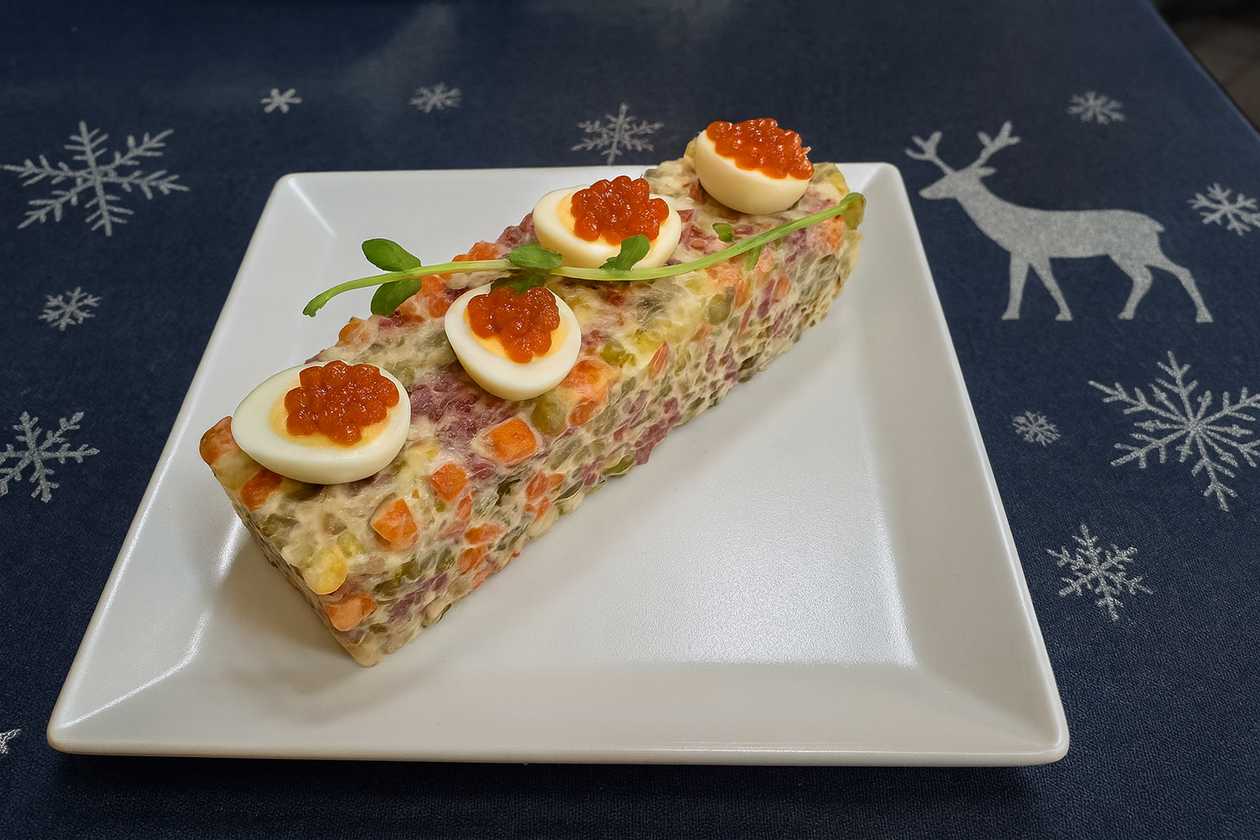 "Олів'є" з ростбіфом