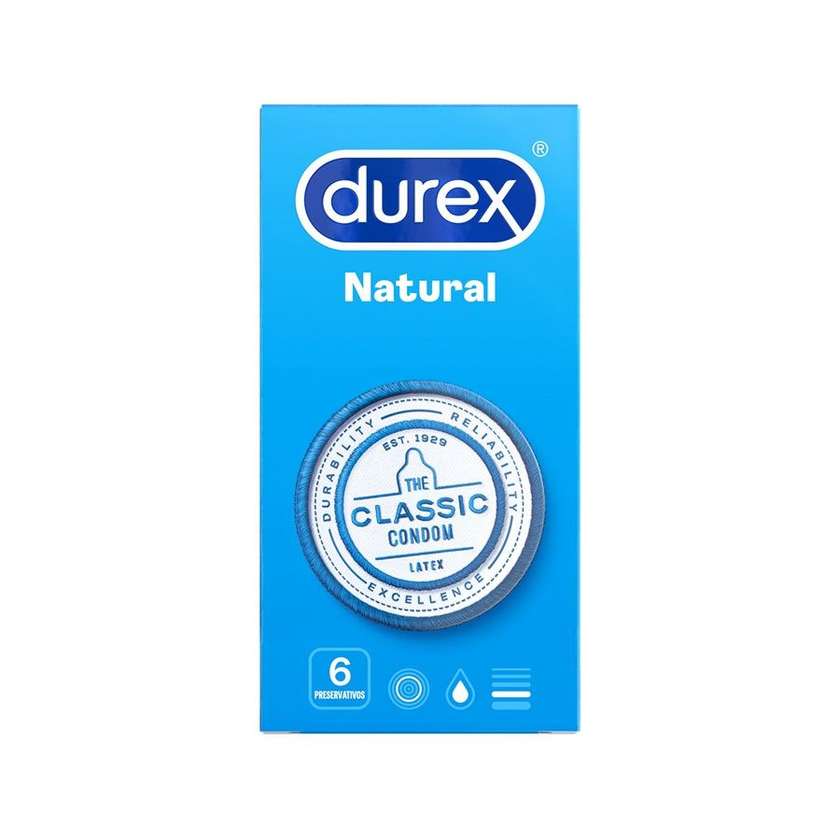 Durex Natural Comfort Condoms 6 Pack
