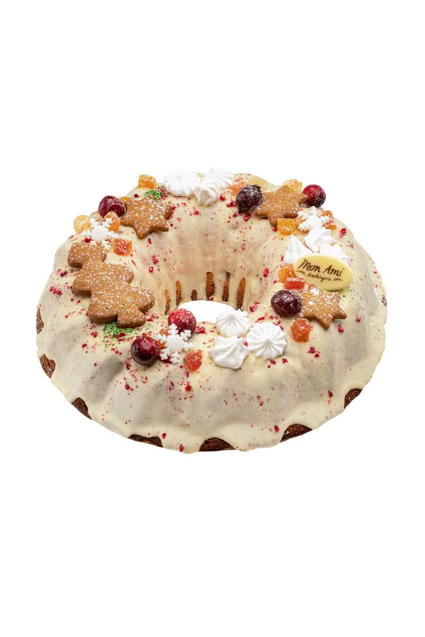 Brandintas keksas su džiovintais vaisiais