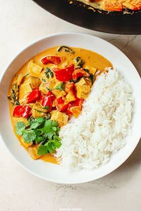 Tofu w sosie curry