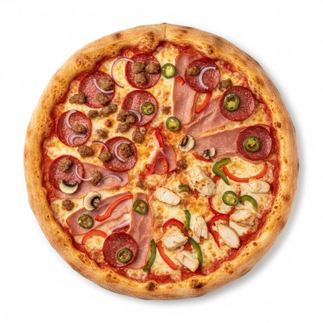 Pizza Quattro Carni Ø30cm