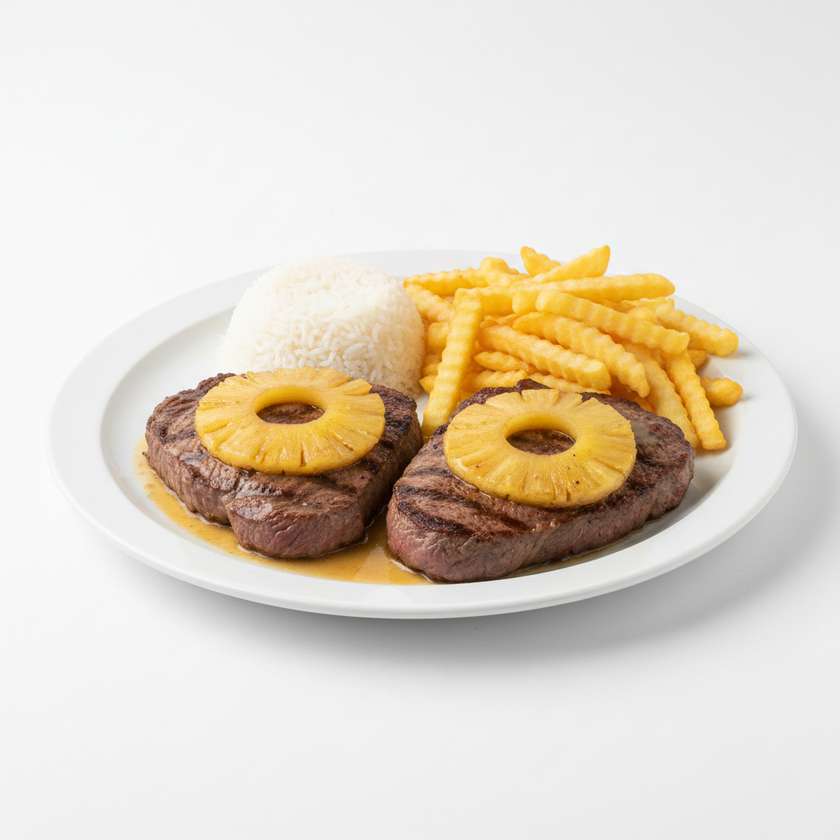 Bife com Ananás