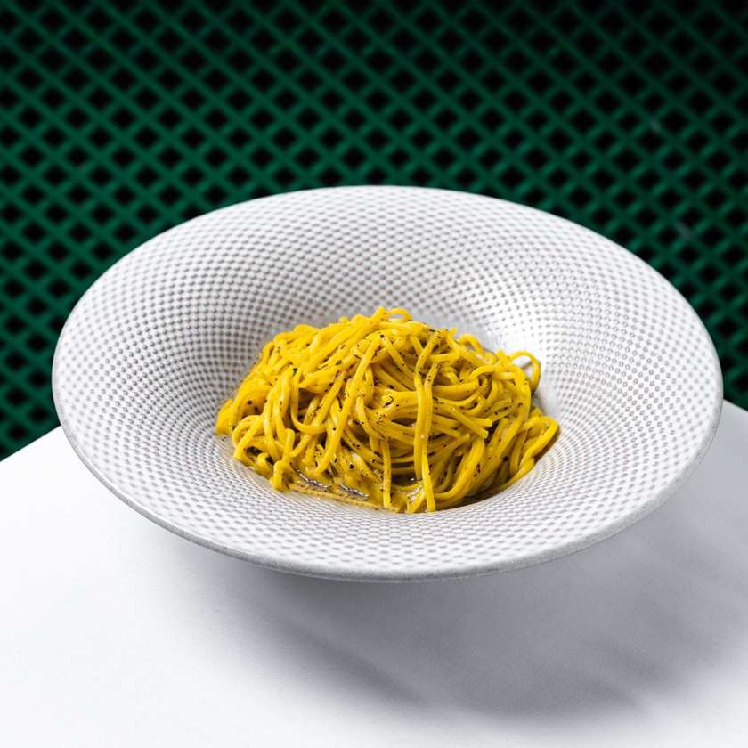 Tagliolini con pasta di tartufo e parmigiano