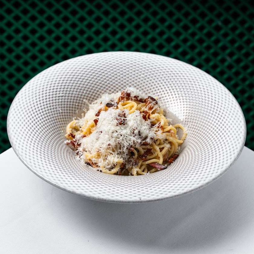 Spaghetti alla Carbonara D.O.C!