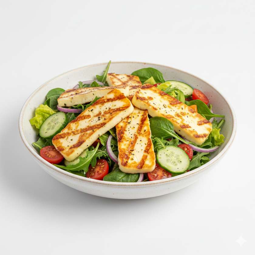 Grilled Halloumi Salad