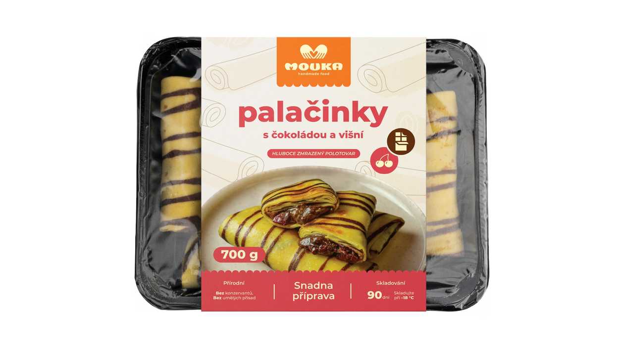 Pancakes with Chocolate and Sour Cherry