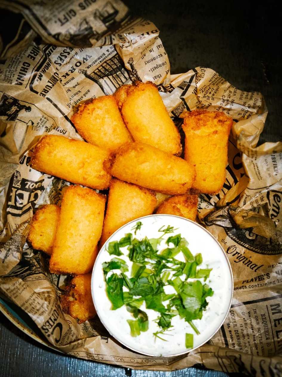 Cheddar cheese and potato snack 10pcs