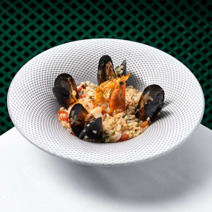 Risotto cu fructe de mare