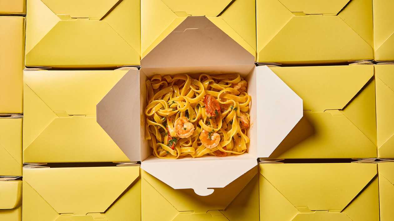 Ταλιατέλες με Γαρίδες