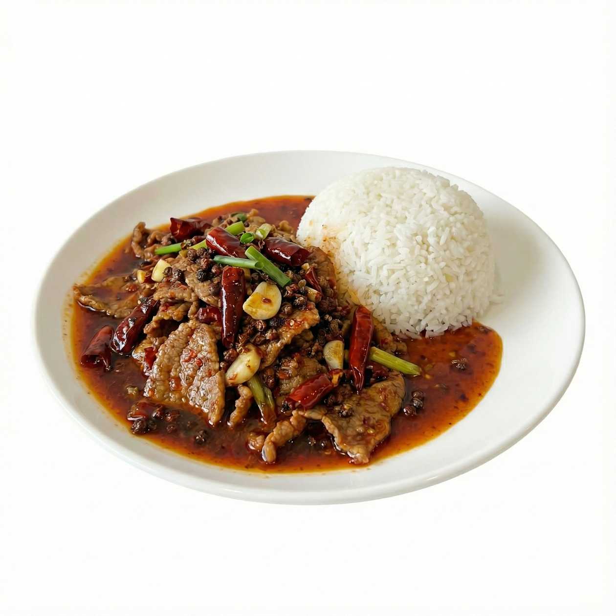 M13.Maso po sečuánsku s rýží