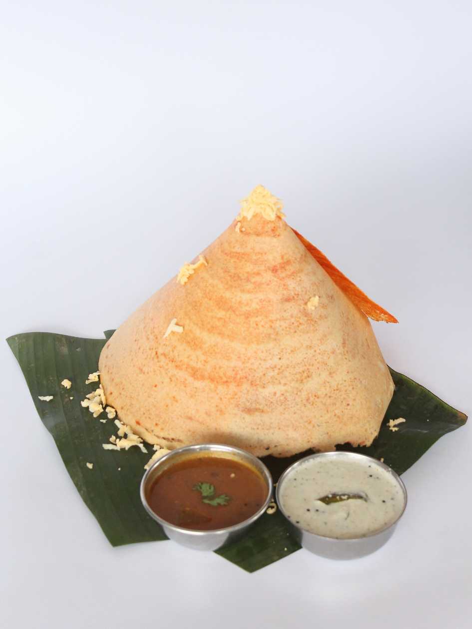 Garlic Cheese Plain Dosa