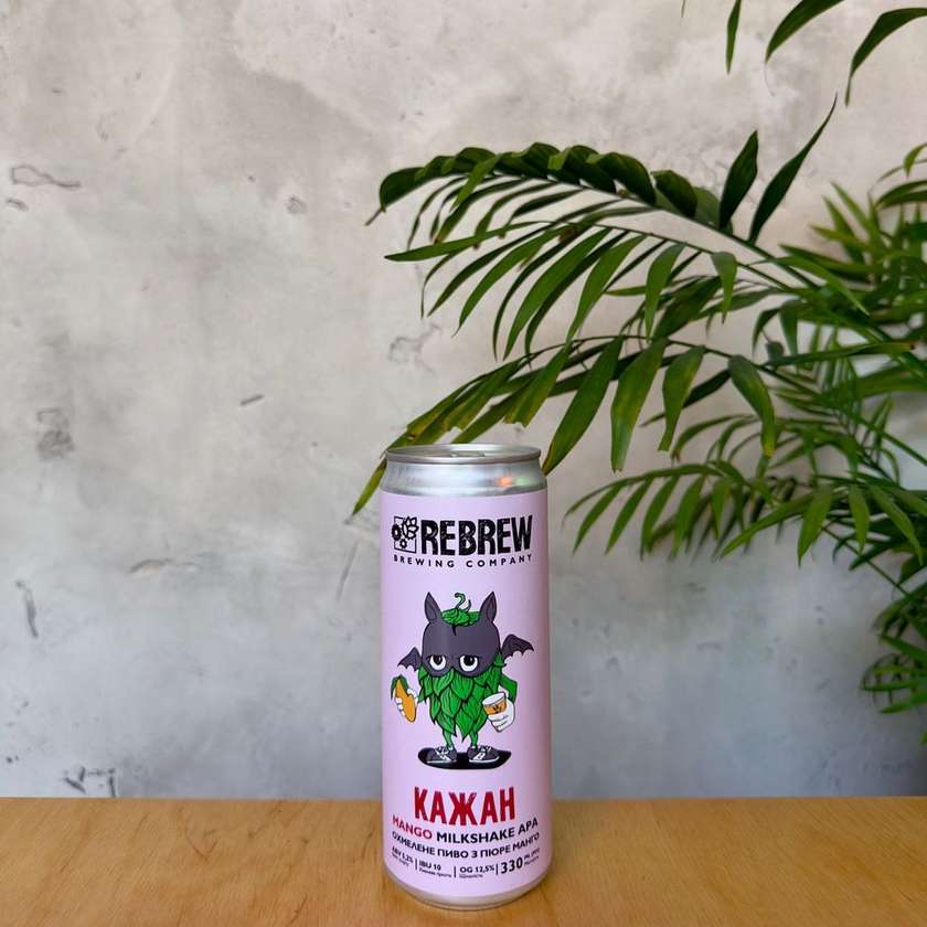 Пиво REBREW Кажан Mango Milkshake Apa 0,33 л.